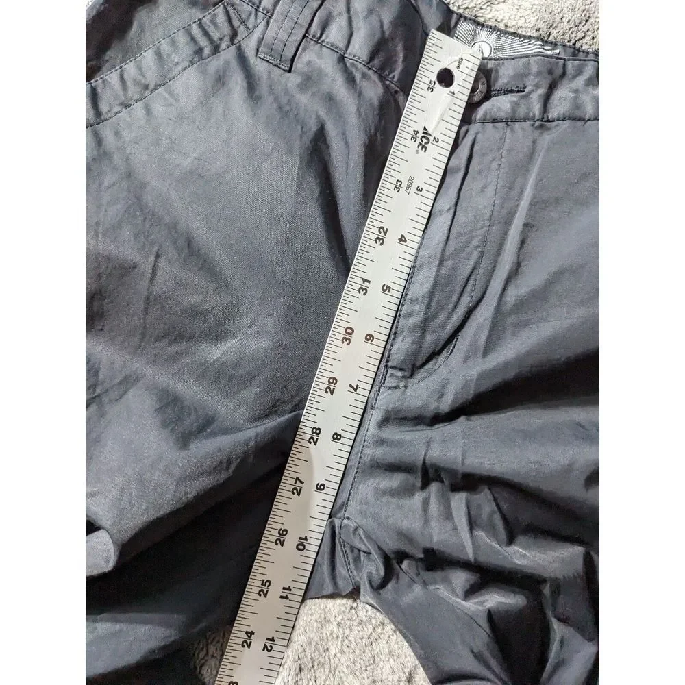 Volcom Nylon Outdoor Convertible Pants Women's Size 5 Black
